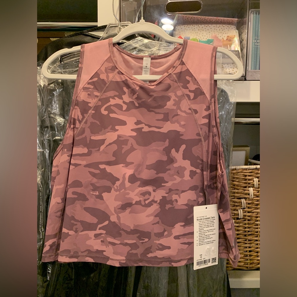 NWT Lululemon Sculpt Crop Tank